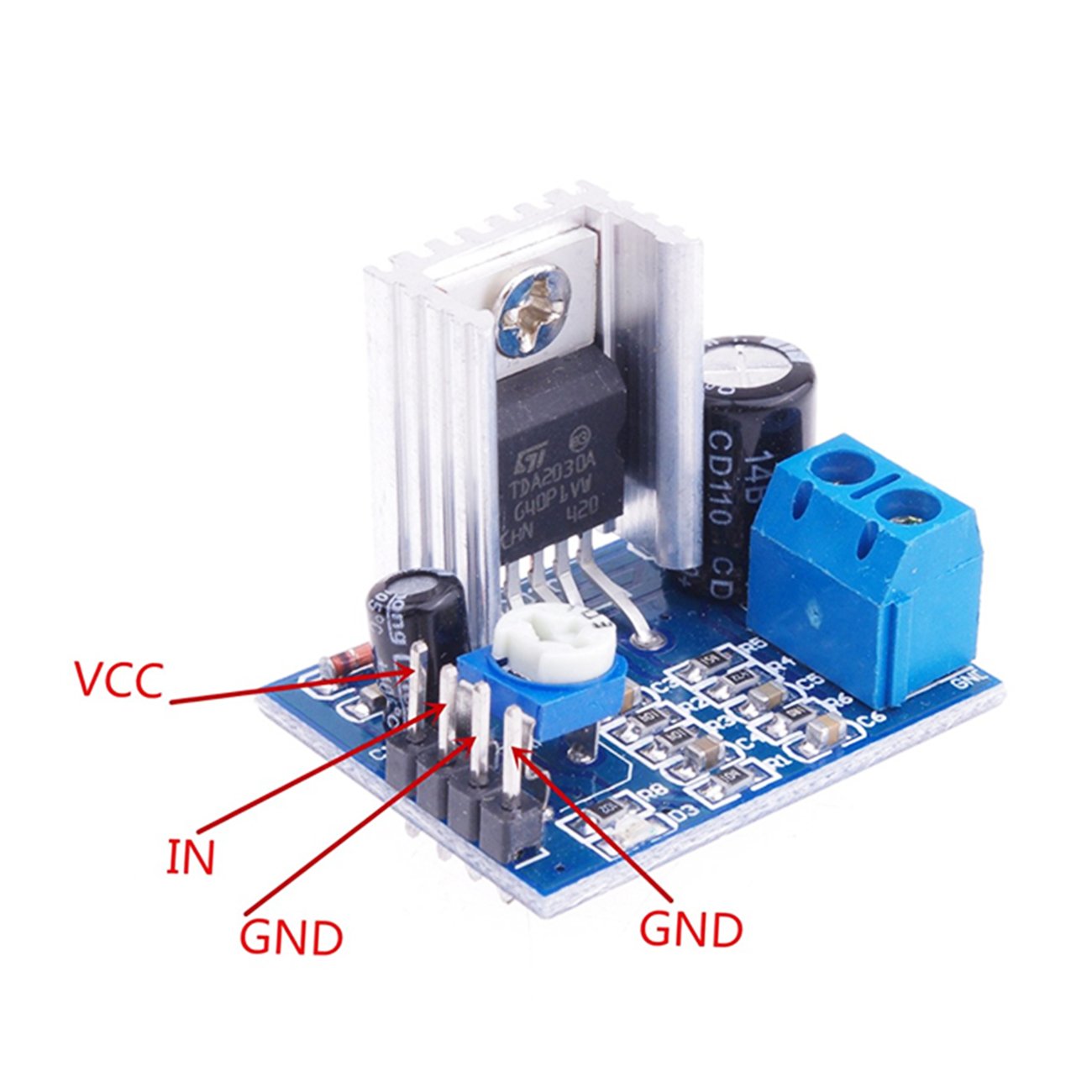 TDA2030A audioversterker module 18W mono
